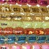 Fine Fabric Sales Newest Products Sequin Trim With Metallic Thread