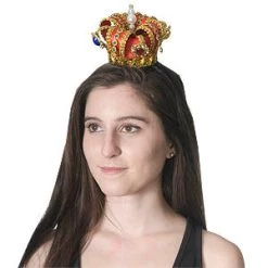 Vendor-unknown Mini Queen Crown W/Gems