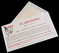 Theatre FX Newest Products Pyrowizard™ Flash Paper Sheets By Theatre Effects
