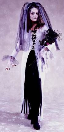 Fun World Skeleton Bride Costume 1 Fun World Skeleton Bride Costume