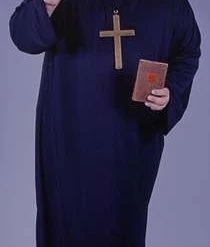 Fun World Plus Size Priest Costume
