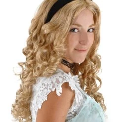 Disney Alice In Wonderland Tim Burton Alice Wig With Headband