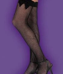 Disguise Wicked Thigh High Fishnets W/Bow Newest Products