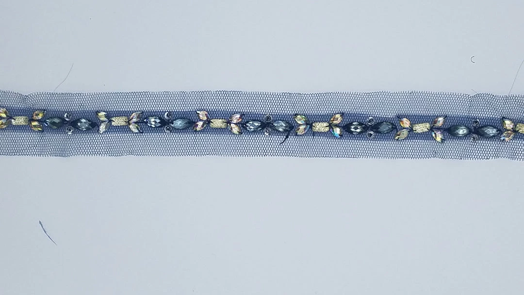 Theatre House Beaded Gem And Diamond Trim 2 Theatre House Beaded Gem And Diamond Trim