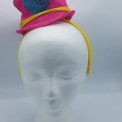 Theatre House Pink Plush Headband Top Hat Newest Products