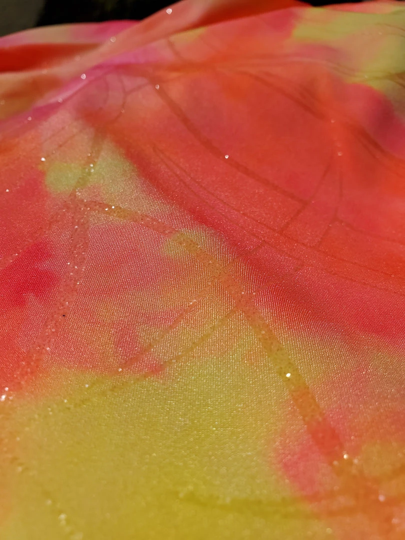 Theatre House Nylon Spandex Tie Dye Design With Clear Glitters Newest Products 1 Theatre House Nylon Spandex Tie Dye Design With Clear Glitters Newest Products