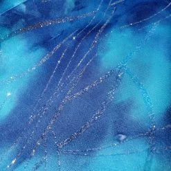 Theatre House Nylon Spandex Tie Dye Design With Clear Glitters Newest Products