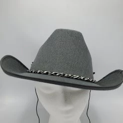 Theatre House Grey Permafelt Cowboy Hat