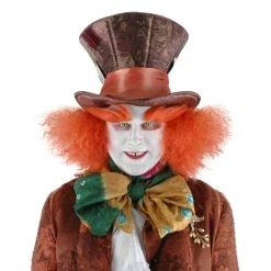 Newest Products Disney Alice In Wonderland Tim Burton Mad Hatter Plush Hat With Hair