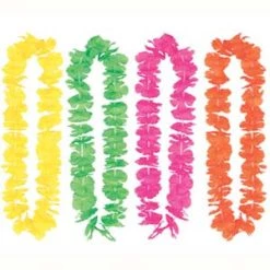 Vendor-unknown Neon Silk Petal Lei