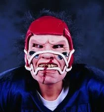 Be Something Studios Sacked Football Player Mask - Red