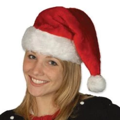 Vendor-unknown Accessories Plush Santa Hat
