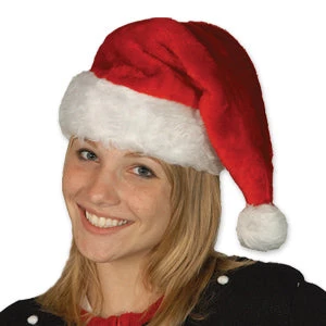 Vendor-unknown Accessories Plush Santa Hat 1 Vendor-unknown Accessories Plush Santa Hat