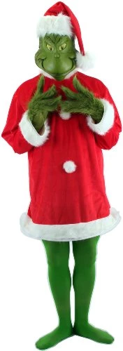 Theatre House Newest Products The Grinch Santa Costume Deluxe With Mask 1 Theatre House Newest Products The Grinch Santa Costume Deluxe With Mask