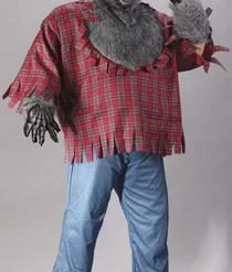 Fun World Newest Products Silver Plus Size Werewolf