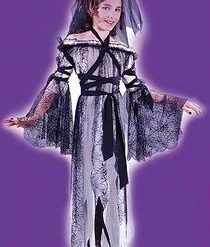 Fun World Girls Black Widow Bride