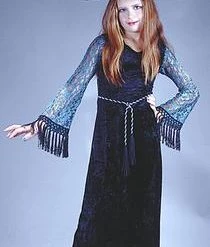 Fun World Newest Products Girls Goth Lace Witch Costume