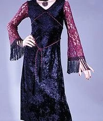 Fun World Newest Products Girls Goth Lace Vamp Costume