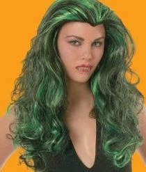 Paper Magic Group Green Curly Vampire Wig Newest Products