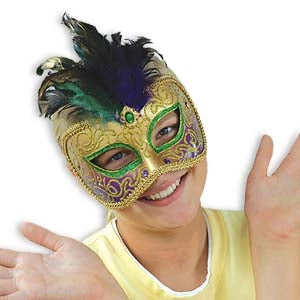 Zucker Feather Products Newest Products Mardi Gras Mask