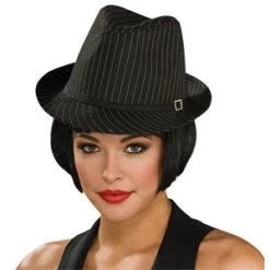 Vendor-unknown Pinstripe Fedora