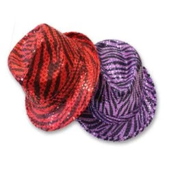 Vendor-unknown Sequin Zebra Fedora