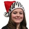 Vendor-unknown Santa Hat W/Zebra Trim