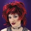 Fun World Newest Products Club Chic Wig - Red/Black