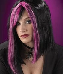 Fun World Goth Wig - Pink