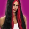 Disguise Newest Products Red Stripe Witch/Vampiress Wig