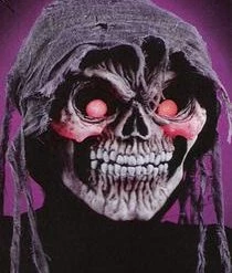 Fun World Newest Products Fade In/Fade Out Skull Gauze Mask