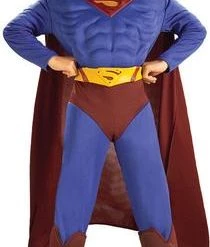 Rubies Deluxe Muscle Chest Child Superman