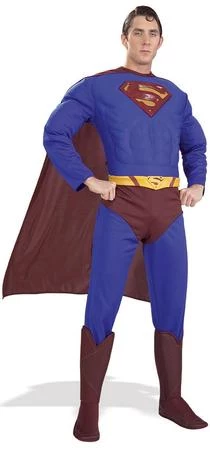 Rubies Deluxe Muscle Chest Adult Superman 1 Rubies Deluxe Muscle Chest Adult Superman