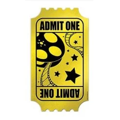 Vendor-unknown Hollywood Foil Golden Ticket