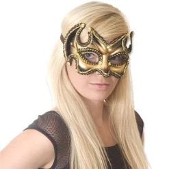 Vendor-unknown Newest Products Gold And Black Carnival Mask
