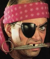 Fun World Satin Eye Patch And Earring Set