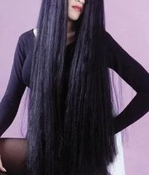 Fun World Extra Long Witch Wig - Black