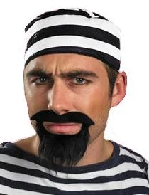 Disguise Beards And Mustaches Prisoner Mustache And Beard 1 Disguise Beards And Mustaches Prisoner Mustache And Beard