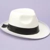 Forum Novelties White Gangster Hat