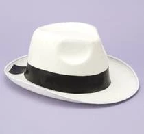 Forum Novelties White Gangster Hat