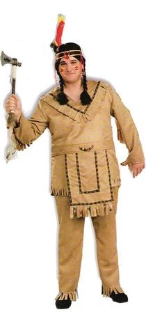Forum Novelties Plus Size Native American Brave Costume 1 Forum Novelties Plus Size Native American Brave Costume