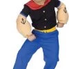 Fun World Newest Products Popeye Adult Costume