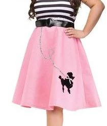 Fun World Newest Products Plus Size Poodle 50'S Costume