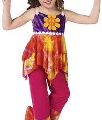 Fun World Newest Products Child Tie Dye Hippie Costume