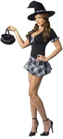 Fun World Sexy Schoolgirl Witch Costume Newest Products 1 Fun World Sexy Schoolgirl Witch Costume Newest Products
