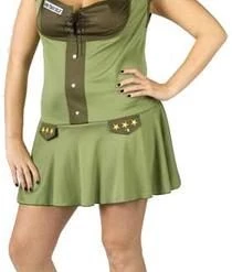 Fun World Sexy Plus Size Major Trouble Costume