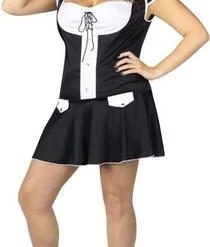 Fun World Sexy Plus Size Captain Layover Costume