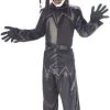Fun World Black Twisted Jester Childs Costume