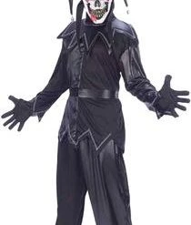 Fun World Newest Products Adult Black Twisted Jester Costume