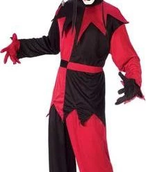Fun World Red Twisted Jester Childs Costume